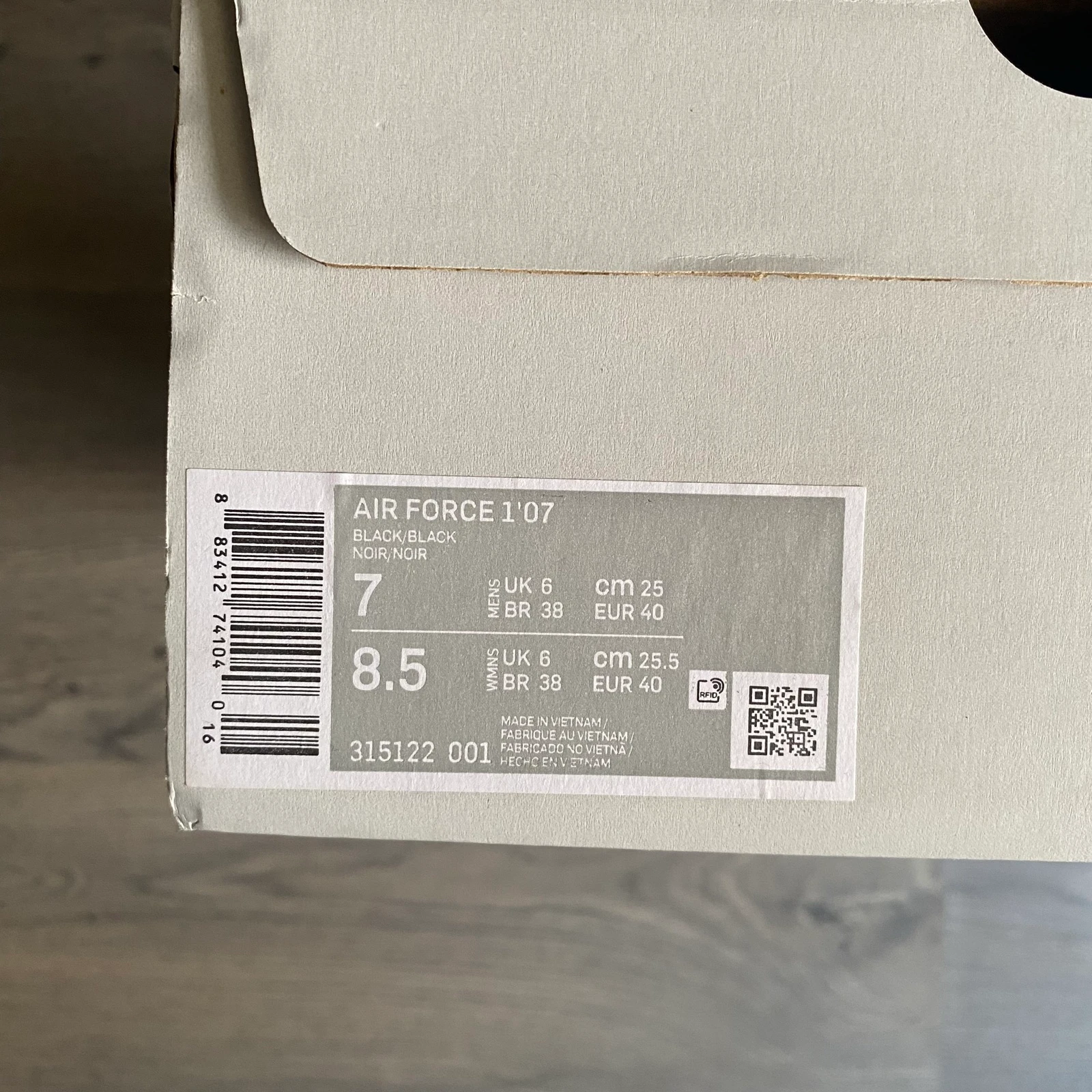 Nike Air Force 1 Triple Black pretas | Tamanho 40 | Novas | Com caixa – photo 9
